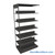 Binder Shelving, 42" W x 24" D x 88.25" H, 6 Shelves, Double-Sided Adder Unit