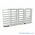 Legal Sliding File Shelves, 172" W x 32.5" D x 83.75" H