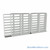 Legal Sliding File Shelves, 214" W x 32.5" D x 95.75" H
