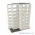 Legal Sliding File Shelves, 76" W x 49.5" D x 83.75" H