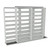 Sliding File Shelves, 148" W x 41" D x 95.75" H
