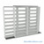 Sliding File Shelves, 130" W x 26.5" D x 95.75" H