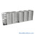 Sliding File Shelves, 260" W x 41" D x 83.75" H