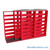 Sliding File Shelves, 130" W x 41" D x 83.75" H