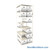 Box Storage Shelves, 30" W x 32" D x 88" H, Double Sided, 8 shelves