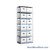 Box Storage Shelves, 30" W x 16" D x 76" H, Single Sided, 7 shelves