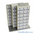 Sliding Box Shelving Storage Systems, 88" W x 53" D x 93.75" H, 2 Stationary Rows, 42" Shelf Width, 2 Moveable Rows