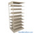 Legal File Shelving, 42" W x 30" D x 88.25" H, Double-Sided Adder Unit