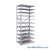 Antimicrobial Shelving, 36" W x 18" D, Adder Unit, Open Shelving, 11 Adjustable Shelfs