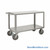 Heavy Duty Truck Cart, 36" W x 72" D, 2 Rigid, 2 Swivel w/ Floor Lock Casters