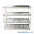 Bulk Storage Racks, 96" W x 48" D x 84" H, Channel Beam, Wire Decking