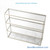 Bulk Storage Racks, 96" W x 48" D x 120" H, Angle Beam, Wire Decking