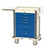 Aluminum and Steel Anesthesia Carts, 32" W x 25" D x 43.5" H, 4 Small, 1 Medium, 1 Large, Key Lock