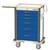 Aluminum and Steel Anesthesia Carts, 32" W x 25" D x 43.5" H, 3 Small, 2 Medium, 1 Large, Electronic Auto-Lock Keypad w/ Key Override