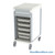 Medical Storage Cabinets on Wheels, 20" W x 27" D x 42" H, Standard Medical, Tambour Door