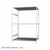 Wide Span Shelving, 60" W x 48" D x 99" H, Open - Starter, Medium-Duty (14-Gauge), Steel, 4 Adjustable Levels