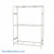 Wide Span Shelving, 60" W x 24" D x 99" H, Open - Starter, Medium-Duty (14-Gauge), No Decking, 4 Adjustable Levels