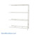 Wide Span Shelving, 60" W x 18" D x 75" H, Open - Adder, Medium-Duty (14-Gauge), No Decking, 4 Adjustable Levels