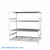 Wide Span Shelving, 72" W x 48" D x 75" H, Open - Starter, Heavy-Duty (12-Gauge), Wire, 3 Adjustable Levels