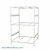 Wide Span Shelving, 48" W x 48" D x 75" H, Open - Starter, Medium-Duty (14-Gauge), No Decking, 3 Adjustable Levels