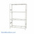 Wide Span Shelving, 48" W x 18" D x 75" H, Open - Starter, Medium-Duty (14-Gauge), No Decking, 4 Adjustable Levels