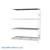 Wide Span Shelving, 72" W x 36" D x 87" H, Open - Adder, Heavy-Duty (12-Gauge), Wire, 3 Adjustable Levels