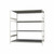 Wide Span Shelving, 96" W x 36" D x 87" H, Open - Adder, Heavy-Duty (12-Gauge), Wire, 4 Adjustable Levels