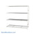 Wide Span Shelving, 96" W x 36" D x 99" H, Open - Adder, Heavy-Duty (12-Gauge), Wire, 4 Adjustable Levels