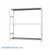 Wide Span Shelving, 72" W x 24" D x 75" H, Open - Starter, Heavy-Duty (12-Gauge), Wire, 4 Adjustable Levels