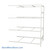 Wide Span Shelving, 72" W x 48.5" D x 87" H, Open - Adder, Heavy-Duty (12-Gauge), No Decking, 4 Adjustable Levels