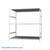 Wide Span Shelving, 72" W x 48" D x 75" H, Open - Starter, Medium-Duty (14-Gauge), Steel, 3 Adjustable Levels
