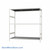 Wide Span Shelving, 72" W x 36" D x 75" H, Open - Starter, Medium-Duty (14-Gauge), Wire, 3 Adjustable Levels