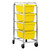 Tote Cart with Wheels, 19" High, 1 Bin