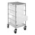 Rolling Wire Drawer Cart, 40" W x 69" H, 2 Bays, 7 Drawers Per Bay