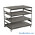 Heavy Duty Shelving on Wheels, 72" W x 36" D x 80.25" H, Steel Decking