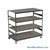 Heavy Duty Shelving on Wheels, 66" W x 36" D x 68.25" H, Steel Decking