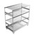 Heavy Duty Shelving on Wheels, 72" W x 30" D x 68.25" H, Steel Decking