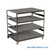 Heavy Duty Shelving on Wheels, 66" W x 48" D x 68.25" H, Steel Decking