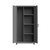 Industrial Storage Cabinet, 48" W x 75" H, Extra Heavy Duty 14-Gauge Steel, 3 Half Shelves, Advanced Digital Lock