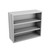 Stainless Steel Wall Mounted Cabinets, 36" W x 16" D x 31" H, Flat Top, No Doors, No Lock