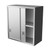 Stainless Steel Wall Cabinet with Doors, 36" W