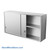Stainless Steel Wall Cabinet with Doors, 60" W