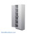 Stainless Steel Cabinet, 30" W x 24" D x 84" H, Flat Top, Solid Door, Double Doors