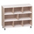 Mid Height Three Column Storage Shelf