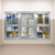 Recessed Stainless Steel Cabinet, 36" W x 24" D x 72" H