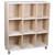 Tall Classroom Storage Unit with, Cubbies, 9 Compartments
