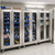 Recessed Stainless Steel Cabinet, 36" W x 18" D x 72" H, Key Lock