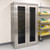 Stainless Steel Medical Cabinet, 48" W x 18" D x 84" H