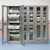 Commercial Stainless Steel Cabinets, 37" W x 36" H, Lower Cabinet Only