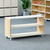 Two Layer Open Back Storage Shelf, Shelves, 2 Compartments